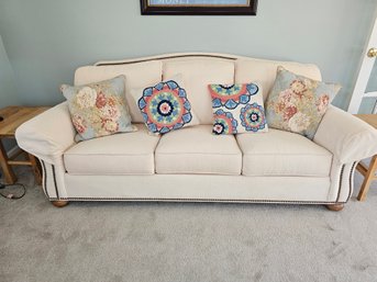 Ivory Ethan Allen Sofa