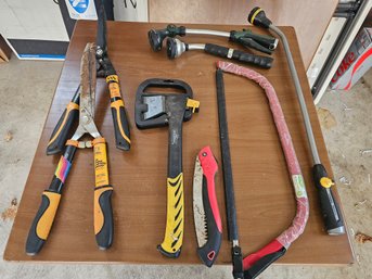 All The Garden Tools On The Table