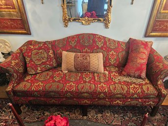 Elegant Camelback Sofa