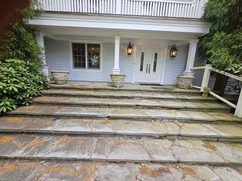 Group Of Three Beautiful Large Concrete Planters