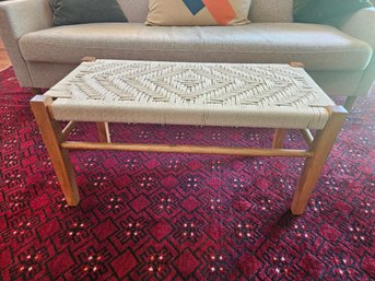 Woven Rope Bench Seat