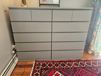 Pair Of Ikea Dressers With Glass Tap