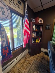 American Flag On Stand
