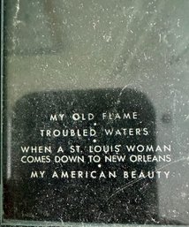 My Old Flame Steet Music Book