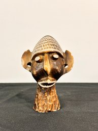 Single African Stone Carved Figurine
