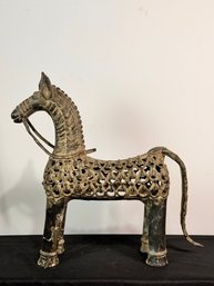 Bronze Horse Figure, Perhaps Indian