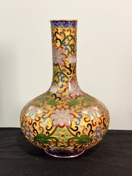 Very Pretty Chinese Famille Rose Bottle Vase