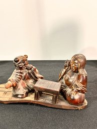 Small Rosewood Carved Figures