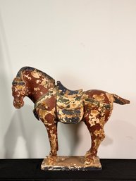 Gorgeous Distressed Wood Horse