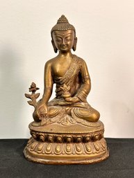 Brass Or Bronze Seated Buddha