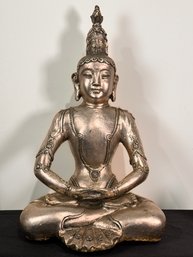 Seated Buddha With Crown