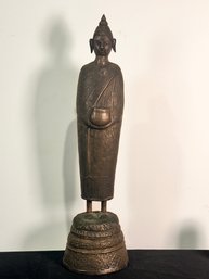 Tall Buddha Holding An Alms Bowl