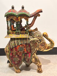 Wood Indian Elephant / Royal Procession