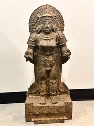 Stone Deity Of Shiva Or Vishnu