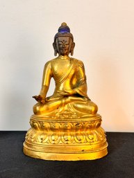 Stunning Gilt Bronze Buddha Statue