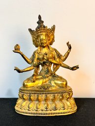 Buddhist Deity Namgyalma - Represents Longevity And Purification