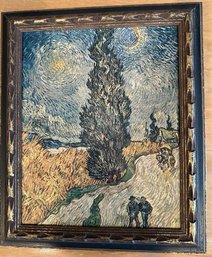 Pair Framed Van Gogh Prints