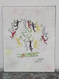 Picasso La Ronde On Copper