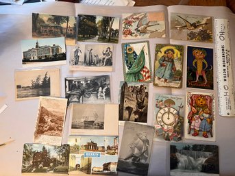 Antique Postcard Lot 2 Halloween Cards Included (qty 20)