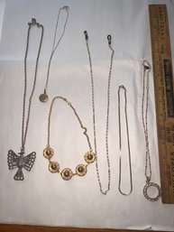 Costume Jewelry: Vintage Necklaces  (Qty 6)