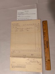 Civil War Document: Company Savings 1863 Francis Riddle