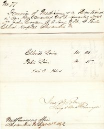 Civil War Document: 1862 Medical Supply Document Dr. Cooper Alexandria VA