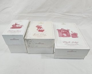 1987 Hallmark Gold Crown Night Before Christmas Handcrafted Figurines Group