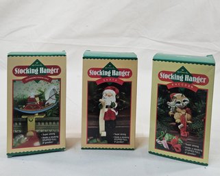 Assorted 1984 Hallmark Stocking Hangers Group