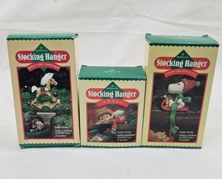 Assorted 1984 Hallmark Stocking Hangers Group