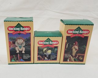 Assorted 1986 Hallmark Stocking Hangers Group