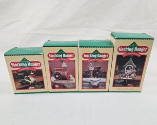 Assorted 1987 Hallmark Stocking Hangers Group