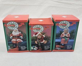 Assorted 1988 Hallmark Stocking Hangers Group