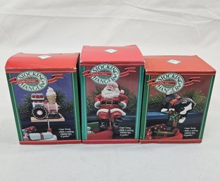 Assorted 1988 Hallmark Stocking Hangers Group