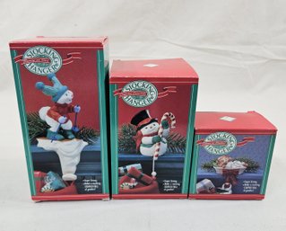 Assorted 1989 Hallmark Stocking Hangers Group