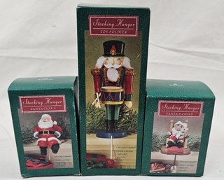Assorted 1992 Hallmark Stocking Hangers Group