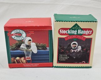 Assorted Hallmark Frosty Friends Stocking Hangers Group