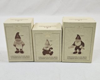 Assorted 1987 Hallmark Gold Crown Collectible Toymaker Elves Collections Figurines Group