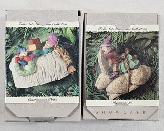 Assorted 1994 Hallmark Keepsake Showcase Folk Art Americana Collection Ornaments Group