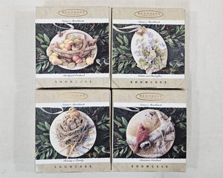 Assorted 1995 Hallmark Keepsake Showcase Folk Art Americana Collection Ornaments Group