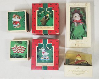 Assorted 1984 Hallmark Keepsake Ornaments Group