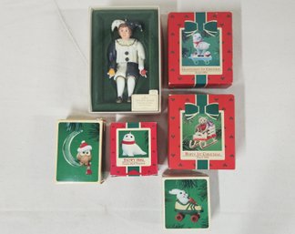 Assorted 1984 Hallmark Keepsake Ornaments Group