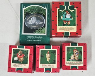 Assorted 1985 Hallmark Keepsake Ornaments Group