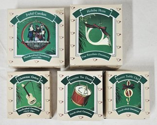 Assorted 1986 Hallmark Keepsake Christmas Medley Ornaments Group