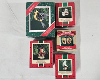 Assorted 1987 Hallmark Keepsake Ornaments Group