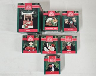 Assorted 1990 Hallmark Keepsake Ornaments Group
