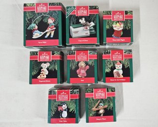 Assorted 1990 Hallmark Keepsake Ornaments Group