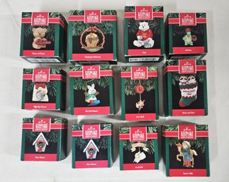 Assorted 1991 Hallmark Keepsake Ornaments Group