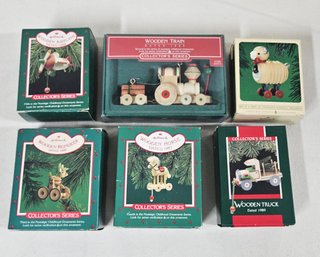 1984-1989 Hallmark Keepsake Collector's Series Nostalgic Childhood Ornaments Group