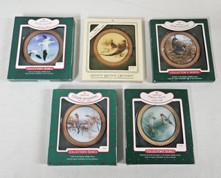 1984-1988 Hallmark Keepsake Collector's Series Holiday Wildlife Series Ornaments Group