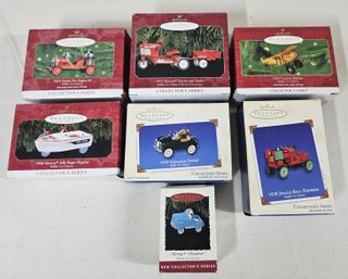 Assorted 1994-2003 Hallmark Keepsake Collector's Series Kiddie Car Classics Ornaments Group